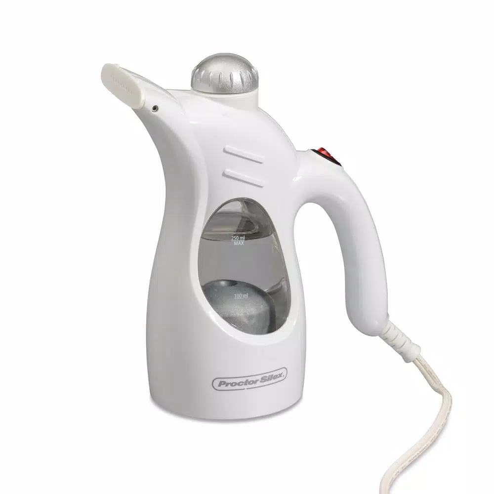 Proctor Silex Handheld Garment Steamer, Compact Travel Clothes Steamer, White