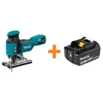 Makita 18V LXT Brushless Cordless Barrel Grip Jig Saw with Bonus 5.0 Ah Battery thumbnail 1