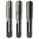 Drill America #8-32 Carbon Steel Hand Tap Set, 3-Piece thumbnail 1