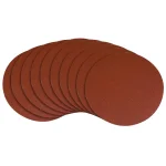 POWERTEC 12 in. 80 Grit Aluminum Oxide PSA Sanding Discs, 10-Pack thumbnail 1