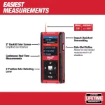 Milwaukee Tool 330 ft. Laser Distance Meter with Digital Auto-Level thumbnail 2