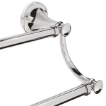 Delta Silverton 24 in. Double Towel Bar, Polished Chrome thumbnail 5