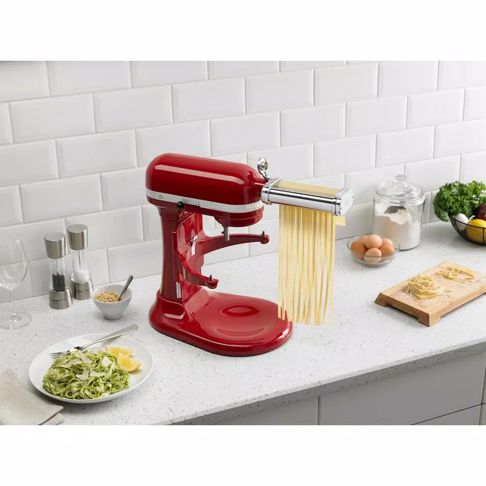 KitchenAid 3-Piece Gray Pasta Roller and Cutter Attachment Set for KitchenAid Stand Mixers