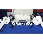 Drill America 14-Piece Bi-Metal Hole Saw Set with Arbors and Pilot Drill thumbnail 9