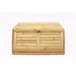 BergHOFF Natural Bamboo Bread Box - 16" x 7" x 4" Eco-Friendly Kitchen Storage thumbnail 1