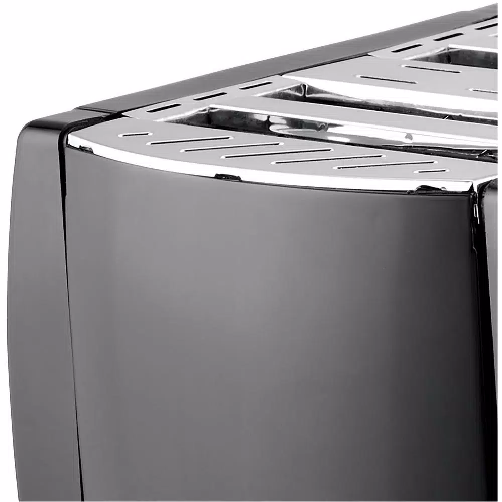 Brentwood Appliances TS-265 4-Slice Black Toaster with Cool-Touch Exterior