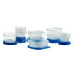 Chef Buddy 54-Piece Food Storage Container Set with Airtight Blue Lids thumbnail 2