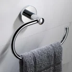 KRAUS Elie Chrome Bathroom Towel Ring, Solid Brass Hand Towel Holder thumbnail 1
