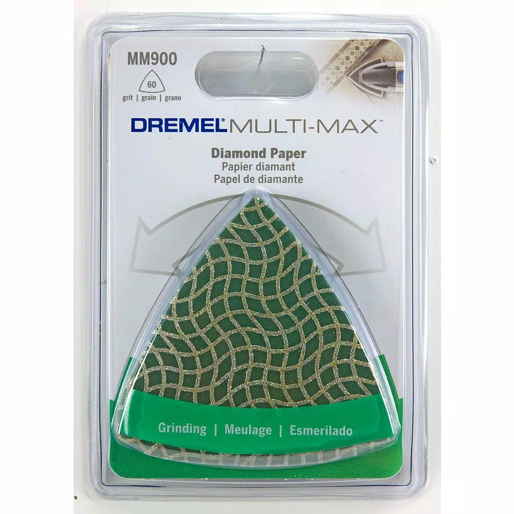 Dremel Multi-Max 3.5 in. 60-Grit Diamond Sandpaper for Masonry, Stone, Mortar, and Cement