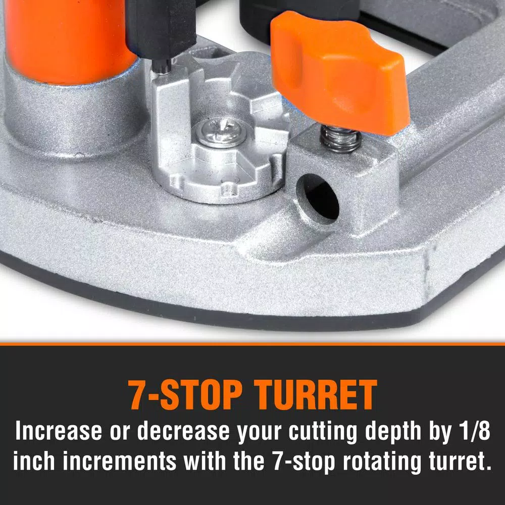 WEN 15 Amp Variable Speed Plunge Router Kit with 1/2 in. Collet and Carrying Case