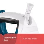 BLACK+DECKER Easy Steam Compact Steam Iron, 1200W, Blue/White thumbnail 3