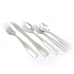 Gibson Home Abbeville 61-Piece Stainless Steel Flatware Set with Wire Caddy, Service for 12 thumbnail 1