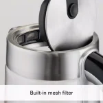 Hamilton Beach 1.7L Modern Glass Electric Kettle with Stainless Steel Accents thumbnail 6