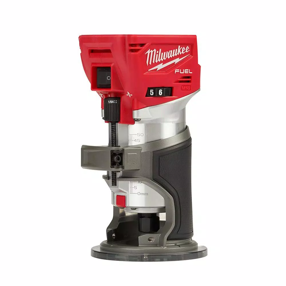 Milwaukee M18 FUEL 18V Brushless Compact Router and D-Handle Jig Saw 2-Tool Combo Kit (Tool-Only)