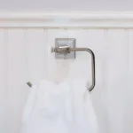 Speakman Rainier Polished Chrome Towel Ring - Square Design Hand Towel Holder thumbnail 8