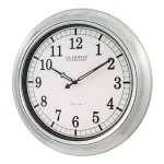 La Crosse Technology 18 in. Galvanized Metal Atomic Analog Wall Clock - Indoor/Outdoor Weather Resistant thumbnail 3