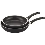 Ballarini Como 2-Piece Forged Aluminum Nonstick Frying Pan Set, Black thumbnail 1