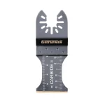 Genesis 1-3/8 in. Carbide Flush Cut Oscillating Multi-Tool Blade, Universal Quick-Fit thumbnail 1