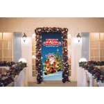My Door Decor Santa's Take Off Christmas Front Door Mural Banner, 36 in. x 80 in. thumbnail 2