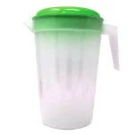 LavoHome 1 Gallon Clear Plastic Pitcher Jugs with Lids, 6-Pack, Assorted Colors thumbnail 4