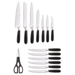 Chicago Cutlery Belden 15-Piece Knife Set with Cherry Wood Block thumbnail 5