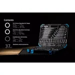 Capri Tools Master Mechanics 128-Piece Professional Hand Tool Set with Impact-Resistant Case thumbnail 2