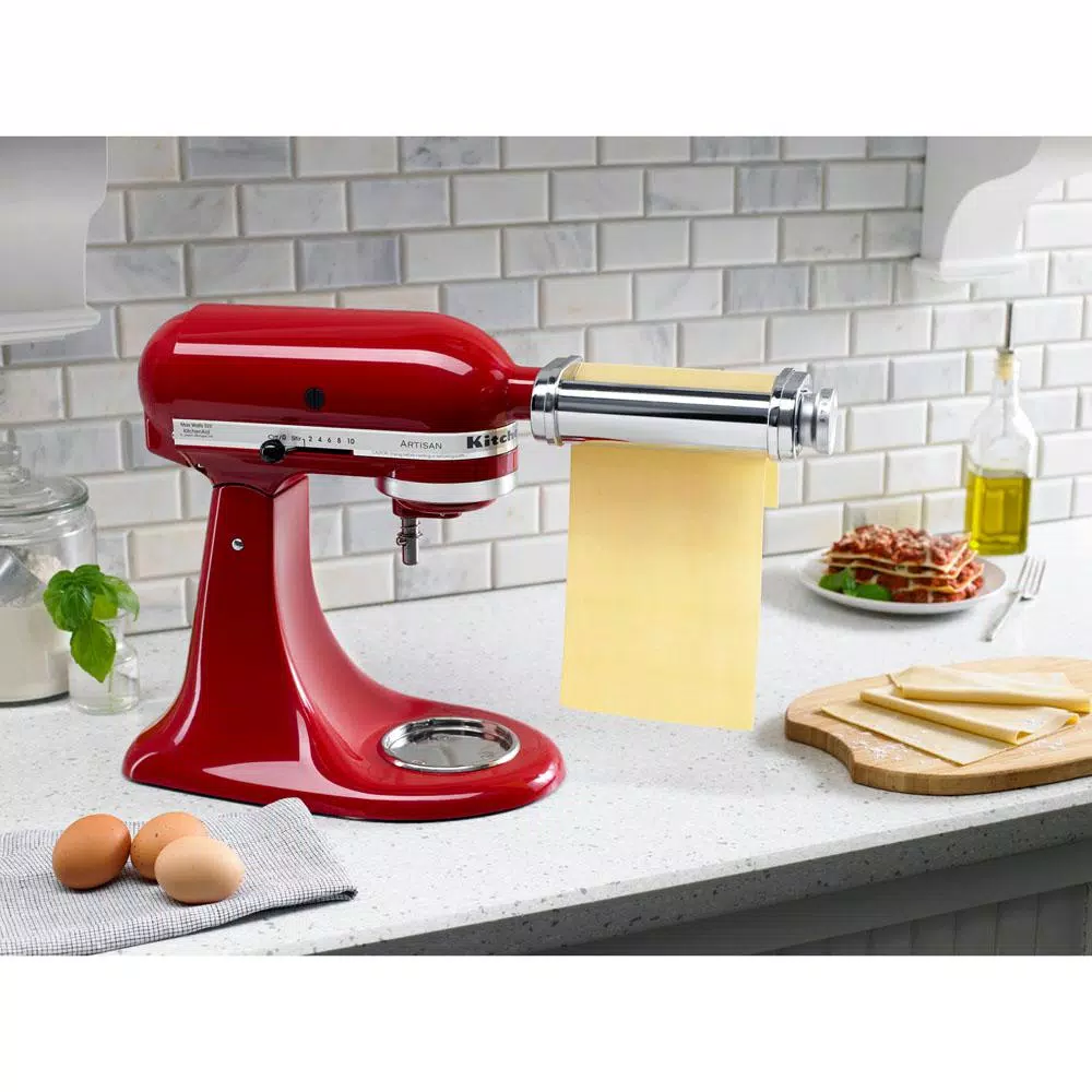 KitchenAid Silver Pasta Roller Attachment for Stand Mixers