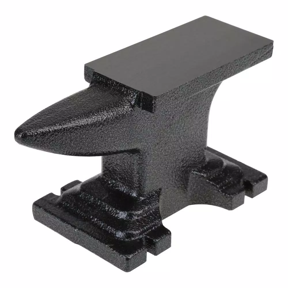 OLYMPIA 9 lb. Cast Iron Hobby Anvil for Metal Forming