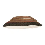 3R Studios Multicolor Striped Kilim Jute and Wool Blend 18 in. x 18 in. Throw Pillow thumbnail 5