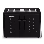 Cuisinart T-Series 4-Slice Wide Slot Touchscreen Toaster, Black thumbnail 1