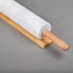 Creative Home Natural Marble Rolling Pin with Wooden Handles and Storage Cradle, 18 in. thumbnail 5