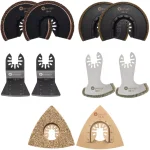 ODYSSEY 10-Piece Oscillating Multi-Tool Grout and Stone Cutting Blade Set thumbnail 1