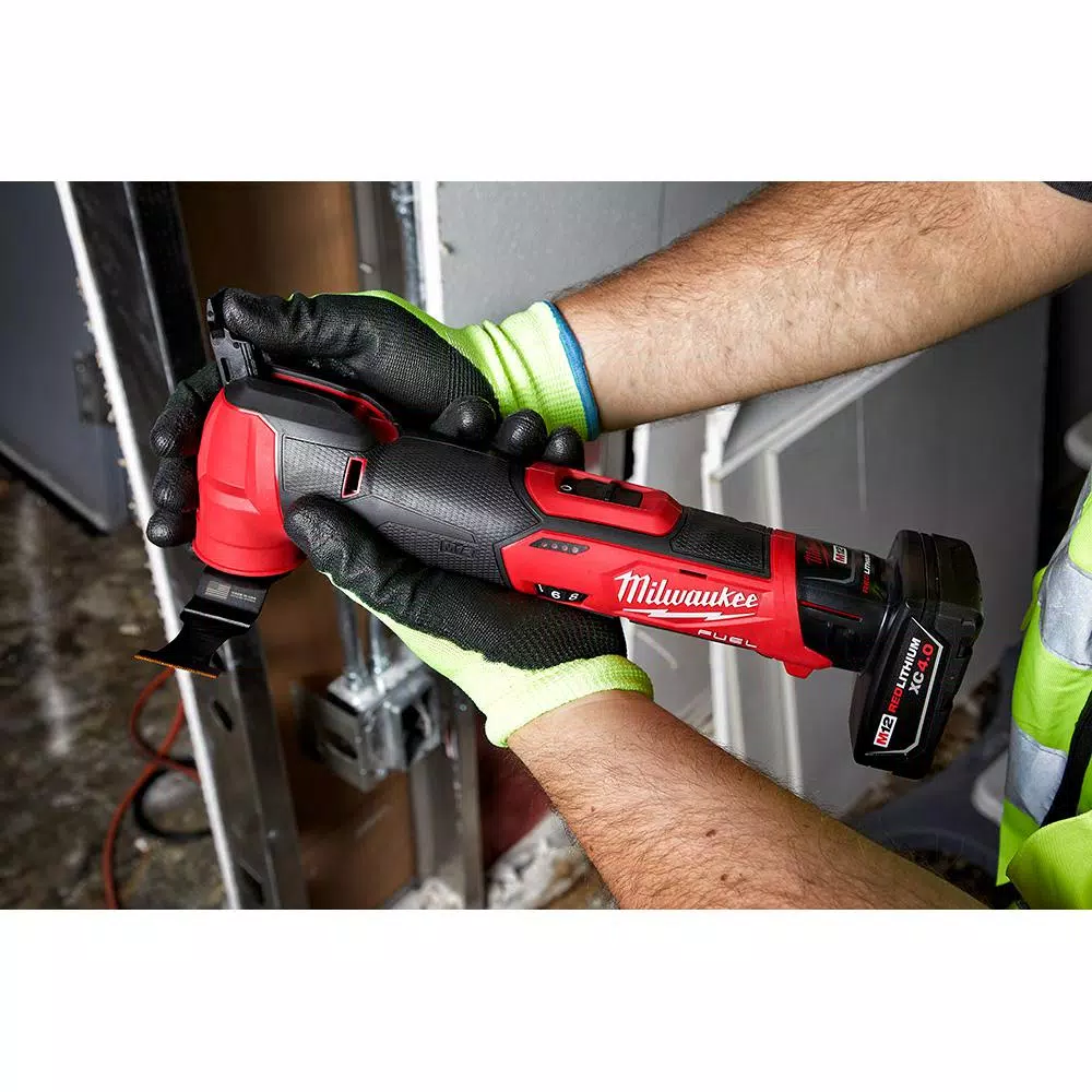 Milwaukee M12 FUEL 12V Cordless Oscillating Multi-Tool & Jobsite Radio Kit with (2) 3.0 Ah Batteries