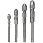 General Tools 4-Piece Single End Pin Vise Set for Drill Bits, Taps, and Reamers thumbnail 1