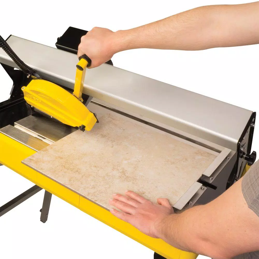 QEP 24 in. Bridge Wet Tile Saw with 1 HP Brushless Motor and 8 in. Diamond Blade