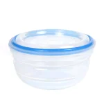 Creative Home Silicone Collapsible Food Storage Bowl with Leak-Resistant Lid, 16 oz thumbnail 1