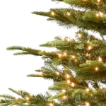 Puleo International 7.5 ft. Aspen Fir Artificial Christmas Tree with 700 Warm White Lights thumbnail 3