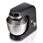 Hamilton Beach 4 Qt. 7-Speed Stand Mixer with Stainless Steel Bowl and 3 Attachments, Black thumbnail 2