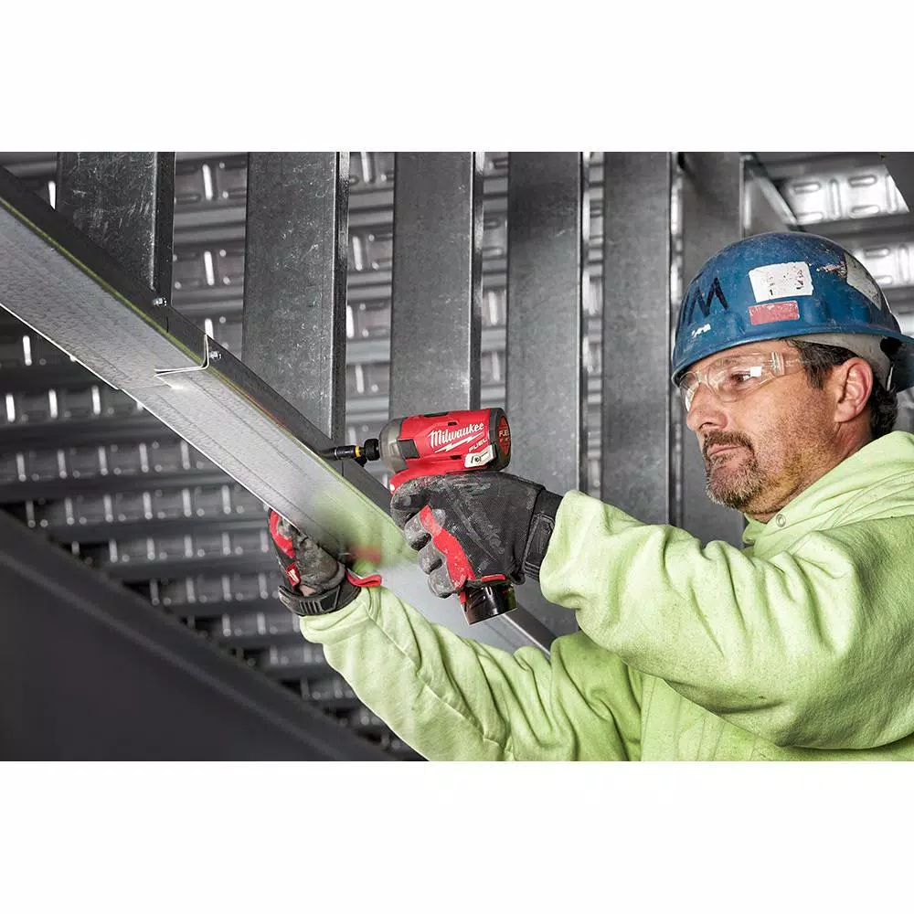 Milwaukee M12 FUEL 12V Brushless Stubby 3/8 in. Impact Wrench & 1/4 in. Hex Hydraulic Impact Driver Combo Kit