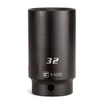 Capri Tools 32 mm 6-Point Metric Deep Impact Socket, 1/2 in. Drive thumbnail 1