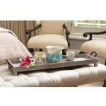 Titan Lighting Ashwood 33 in. Decorative Rustic and Ashwood Serving Tray with Handles thumbnail 1
