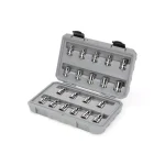 TEKTON 1/2 in. Drive Torx Bit and External Star Socket Set, 20-Piece thumbnail 2