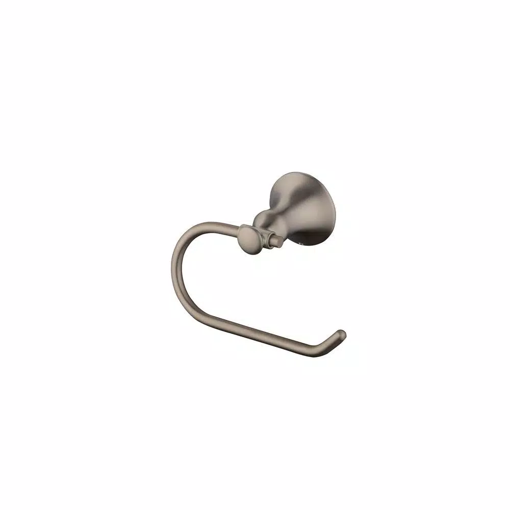 Glacier Bay Funston Single Post Toilet Paper Holder, Brushed Nickel