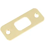 Schlage Plymouth Bright Brass Single Cylinder Deadbolt and Knob Handleset thumbnail 4