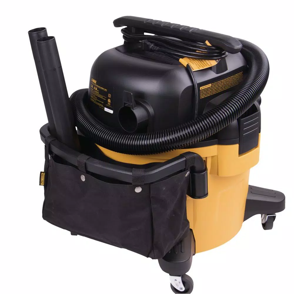 DEWALT 9 Gal. Wet/Dry Vacuum with 5 Peak HP Motor and Fine-Dust Cartridge Filter