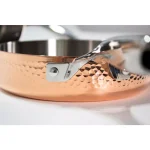 BergHOFF Vintage Collection 10-Piece Hammered Copper Stainless Steel Cookware Set thumbnail 4