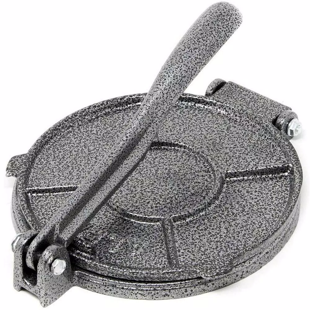Alpha Living 7.5 in. Heavy Duty Cast Iron Tortilla Press