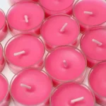 Zest Candle Hot Pink Tealight Candles, 1.5 in. Diameter, 50-Pack thumbnail 2