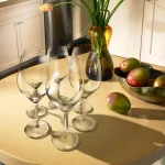 Epicureanist Illuminati White Wine Glasses, Lead-Free Crystal, Set of 6 thumbnail 2