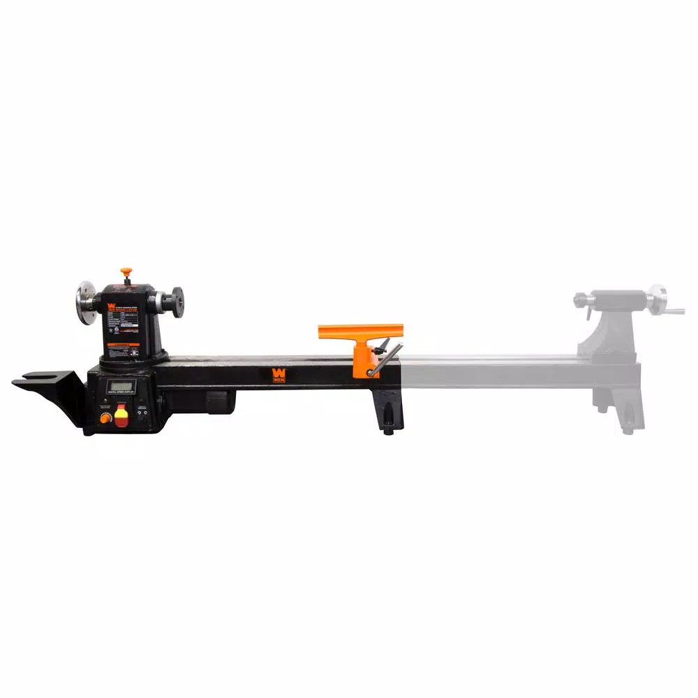 WEN Variable Speed Multi-Directional Cast Iron Wood Lathe with 16 in. Bowl-Turning Back Plate